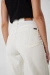 Jean wide Leg c/strass crema elastizado - REAL BSAS