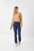 Jeans Semi Oxford Azul Elastizado