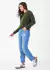 Jean Mom Gucci Rigido Con Roturas