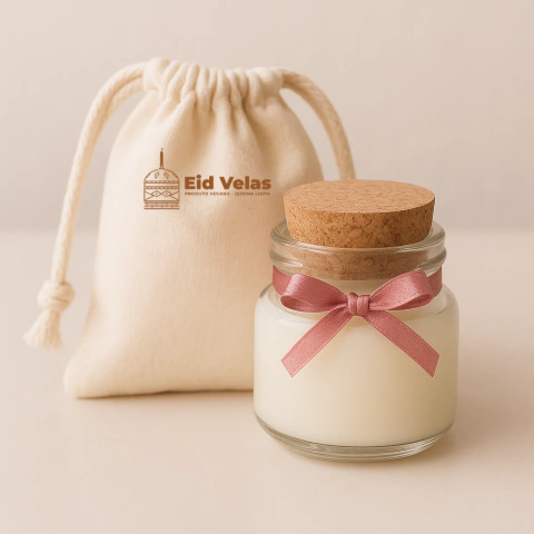 VELA AROMÁTICA COM SAQUINHO EM ALGODÃO - comprar online