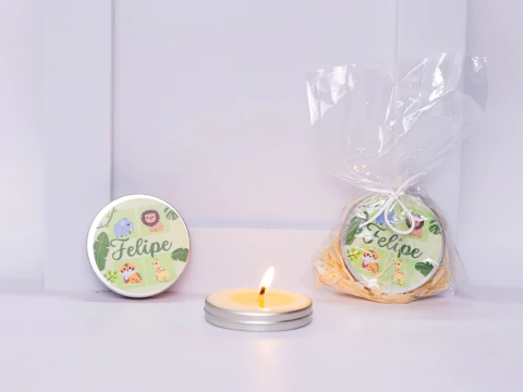 Vela aromática de 20g lembrancinha