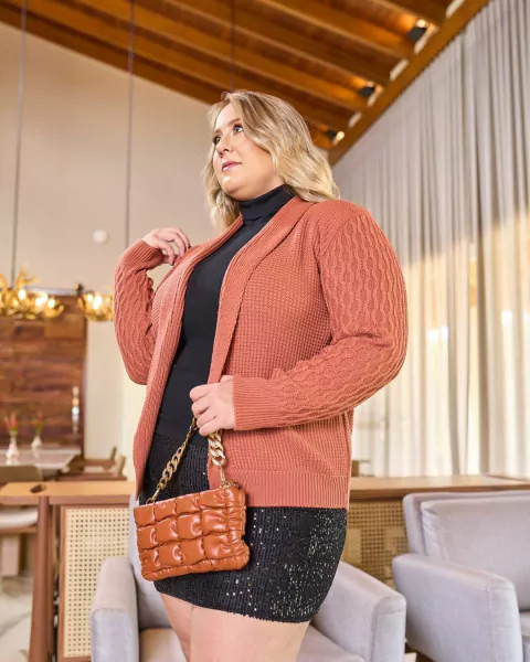 Cardigan Tricot Linx Plus Size