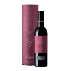 Garrafas de Cartuxa Licoroso Tinto 375ml com embalagem em papel