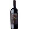 Garrafas de vinho tinto Notte Rossa Primitivo Di Manduria Reserva 750ml com rótulo escuro e elementos gráficos de uma escada e a lua.