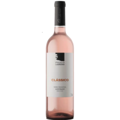 Garrafa do Vinho Paulo Laureano Clássico Rosé 750ml, com rótulo elegante e cor rosada.