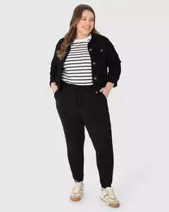 CALÇA MOLETOM C/ PUNHO MALWEE PLUS SIZE