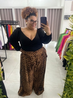 CALÇA PANTALONA EM VISCOSE PLUS SIZE - loja online