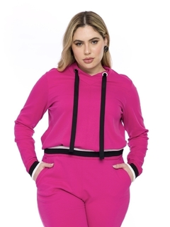 MOLETOM EM BODYCON PLUS SIZE - Maria Flor Moda Plus Size