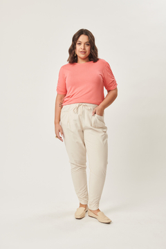 Imagem do CALÇA CARROT EM SARJA PLUS SIZE