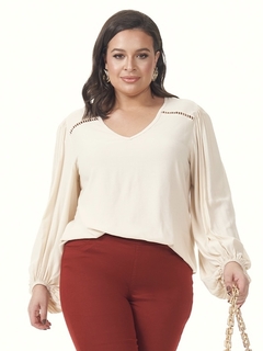 BLUSA LISA PLUS SIZE na internet