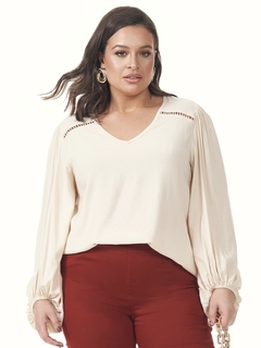 BLUSA LISA PLUS SIZE - comprar online