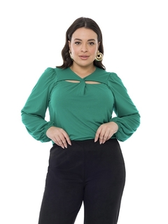 BLUSA TORCIDA PLUS SIZE - loja online