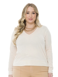BLUSA TRICOT FLAMÊ PLUS SIZE