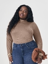 BLUSA GOLA MÉDIA EM TRICOT MODAL PLUS SIZE - comprar online