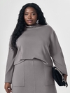 BLUSA MOLETINHO GOLA BOBA PLUS SIZE - comprar online