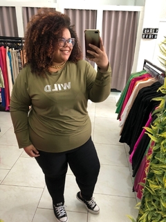 BLUSA ALONGADA PLUS SIZE