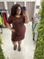 Imagem do VESTIDO CANELADO PLUS SIZE