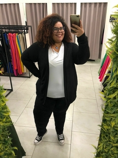 CARDIGAN LANZINHA PLUS SIZE