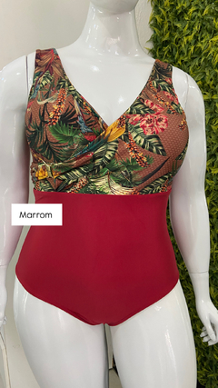 MAIÔ COM BOJO REMOVÍVEL - Maria Flor Moda Plus Size
