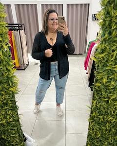 CAMISA ALONGADA - Maria Flor Moda Plus Size