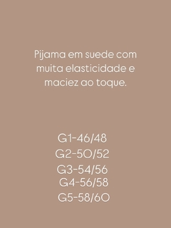 PIJAMA SEMIABERTO PLUS SIZE - comprar online