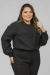 Jaqueta Crepe Plus Size - comprar online