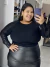 Blusa Paetês Plus Size