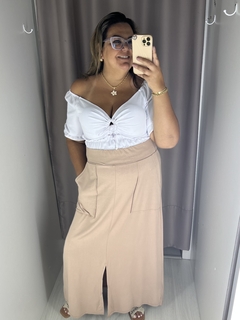 SAIA EM MOLETINHO PLUS SIZE