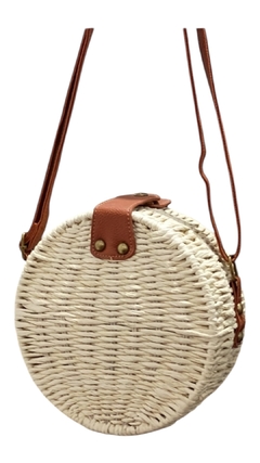 BOLSA REDONDA PALHA - comprar online