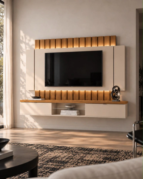 Panel para TV con Luces LED 180x158cm