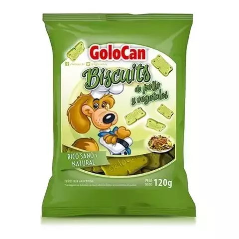 GOLOCAN - BISCUITS DE POLLO CON VEGETALES
