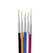 Kit com 3 pincéis para desenho sortido