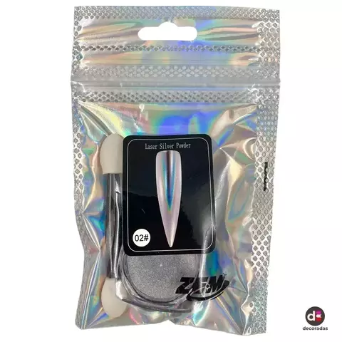 Pó Cromado Zem - Silver