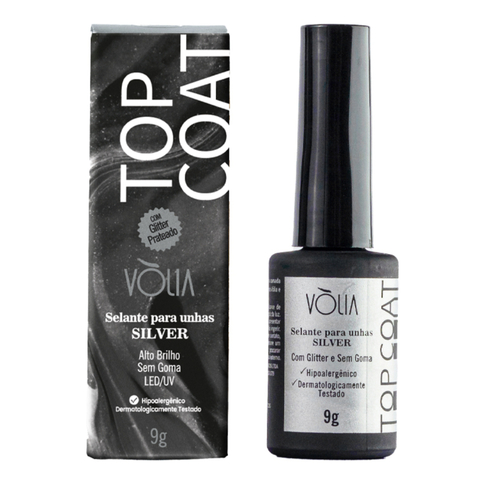 Top Coat Selante Silver 9g - Volia