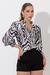Camisa estampada manga longa - comprar online