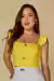 Cropped Linho Detalhe Personalizada - comprar online