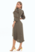 Vestido Midi em Crepe - loja online