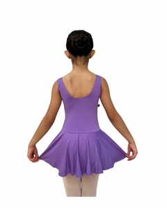 Collant regata com saia infantil suplex union - comprar online