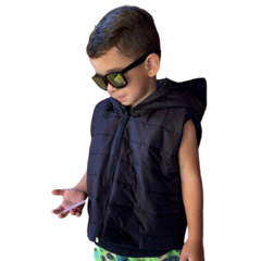Colete Bariloche Masculino Infantil - Preto - comprar online