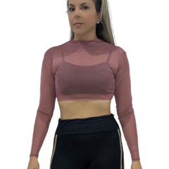 Blusa Style Tela Punho - Rosê - comprar online