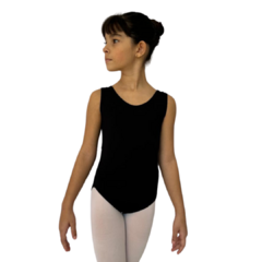 collant regata infantil suplex - Preto