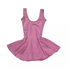 Collant regata com saia infantil suplex union