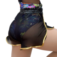 Short Tela adulto - Preto com Dourado - comprar online
