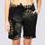 SHORT YOGA UNISEX - Monstera negra