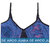 Yoga Bra - Macroñandutí azul