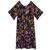 PIMA SURF TUNIC - Flores negro y rosa - comprar online