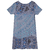 Juana Dress Macroñandutí gray and blue - buy online