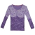 Long sleeve t-shirt - JUANA LONG SLEEVE HOJAS violet