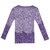 Remera manga larga - JUANA LONG SLEEVE HOJAS violeta - comprar online