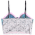 COQUETTE TOP - Macroñandutí azul y gris - buy online